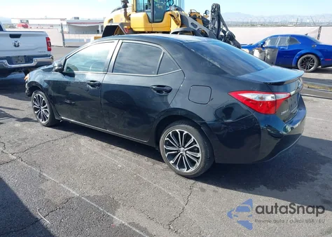 2016 Toyota Corolla S Plus from USA, damaged, VIN 2T1BURHE2GC678377